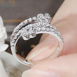 ダイヤモンドリング リング ダイヤモンド 指輪 エタニティ プラチナ