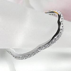 ダイヤモンド エタニティ リング プラチナ フラワー 指輪 pt900 0.25ct  