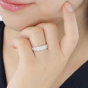 Pt900 0.7ct ダイヤモンド パヴェ リング ファッション ジュエリー アクセサリー レディース 指輪 プラチナ ダイア ゴージャス 送料無料 アトリエSAWA SAR0069の画像