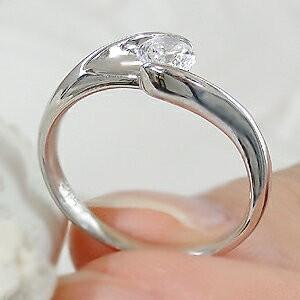 pt900 一粒ダイヤモンド リング　G-SIクラス 0.30ct 一粒ダイヤ プラチナ エンゲージ 婚約 ダイアリング ダイヤ リング ウエーブ SAR0094の画像