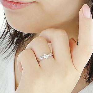 Pt900(ハード) ダイヤモンド リング ダイヤリング 指輪 フラワー  花 0.13ct プラチナ ハードプラチナ PT プラチナ900  SAR0115の画像