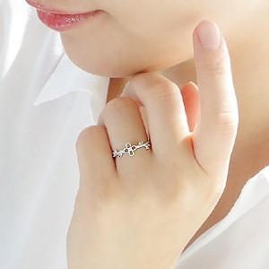 ダイヤモンドリング ダイヤモンド ミル打ち フラワー 花 指輪 リング ダイヤ 可愛い 18k 18金 ゴールド 大人気 SAR0152の画像