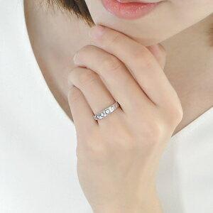 K18WG YG PG 0.15ct ダイヤモンド ドット リング 水玉 ダイア リング 爪なし ホワイト イエロー ピンク ゴールド エタニティ 指輪 レディース ギフト SAR0178の画像