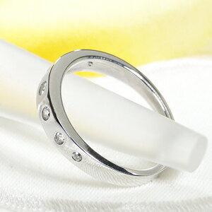 K18WG YG PG 0.15ct ダイヤモンド ドット リング 水玉 ダイア リング 爪なし ホワイト イエロー ピンク ゴールド エタニティ 指輪 レディース ギフト SAR0178の画像