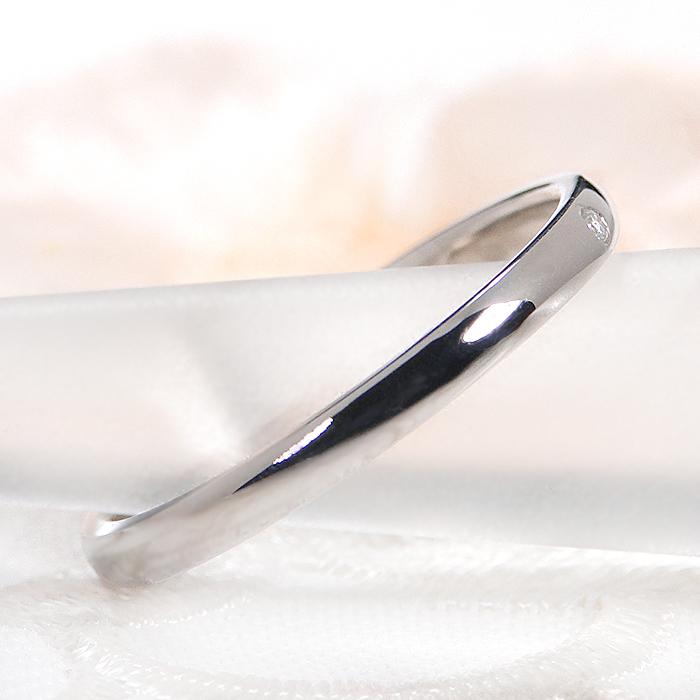 K18 YG WG PG マリッジ リング 2mm 送料無料 刻印無料 結婚 指輪