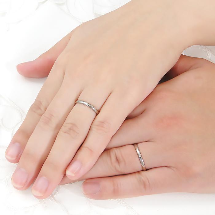 K10 YG WG PG マリッジ リング 2mm 送料無料 刻印無料 マリッジ 結婚 指輪 ゴールド 10金 ペア ペアー ペアリング ダイヤモンド ダイア 4月誕生石 婚約 SAR0196の画像