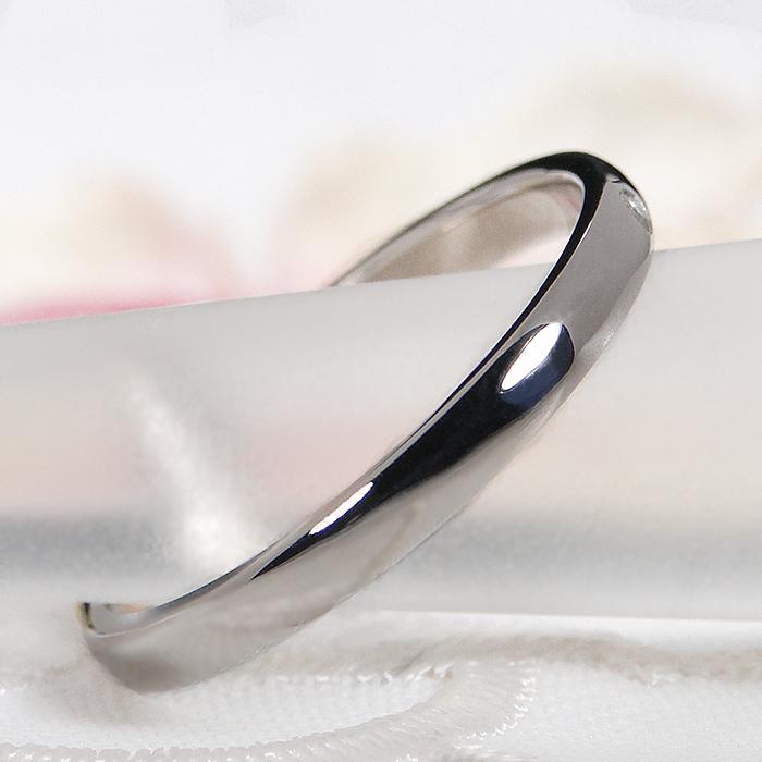 K18 YG WG PG マリッジ リング 2.3mm 送料無料 刻印無料 マリッジ 結婚 指輪 ゴールド 18金 ペア ペアリング ダイヤモンド ダイア 4月誕生石 婚約 SAR0198の画像