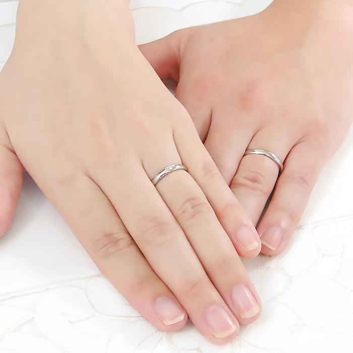K18 YG WG PG マリッジ リング 2.6mm 送料無料 刻印無料 マリッジ 結婚 指輪 ゴールド 18金 ペア ペアリング ダイヤモンド ダイア 4月誕生石 婚約 SAR0201の画像