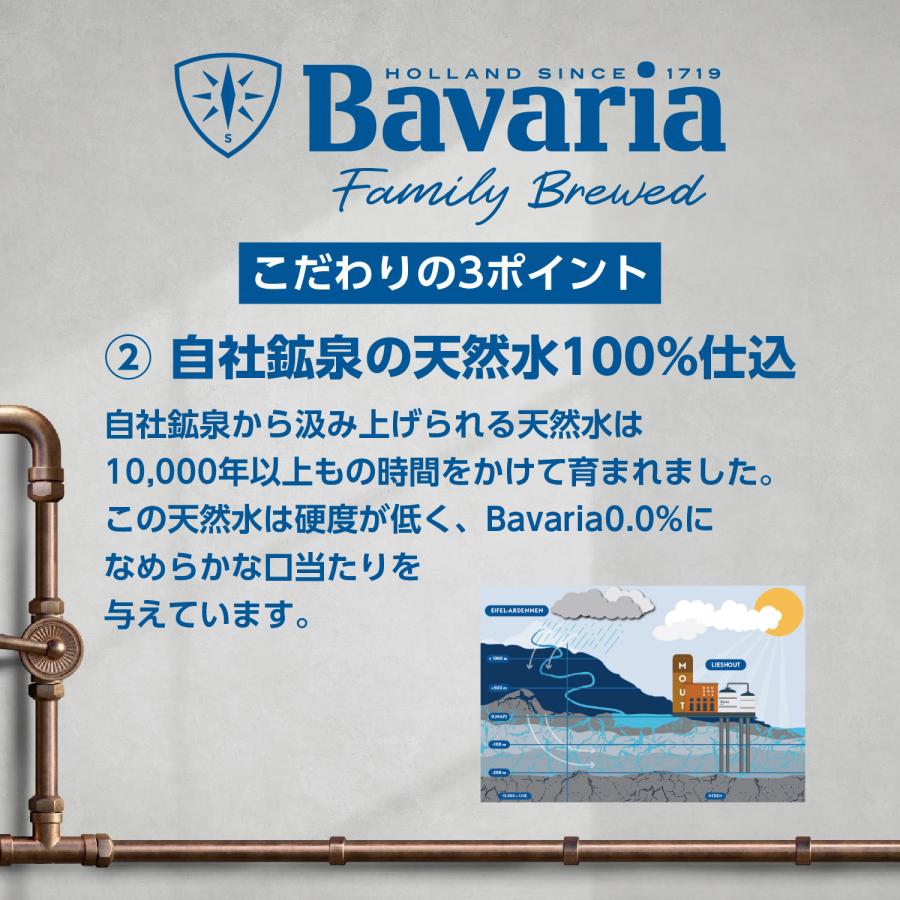 ノンアルコールフレーバービール Bavaria 0.0% Lemon ババリア レモン 330ml×24本｜sawanotsuru-junmai｜05