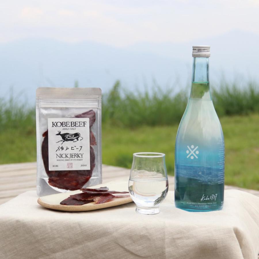 沢の鶴 日本酒 Kobe1717 純米吟醸 720ml 神戸ビーフジャーキー おつまみ セット ギフト 贈り物 | 