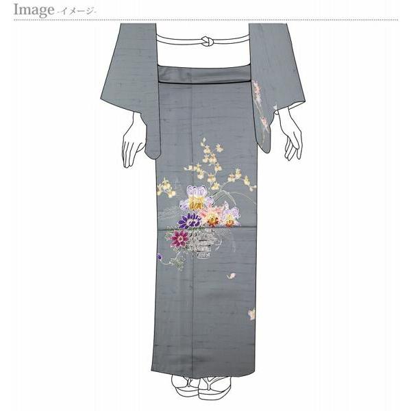 訪問着　フルオーダー手縫いお仕立て付き　名門「染の北川」謹製　皆川月華画　皆川千恵子監修　刺繍入りレディース着物/和服/和装/準礼装/セミフォーマル