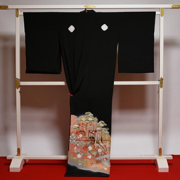 黒留袖 フルオーダー手縫いお仕立て付き 京友禅作家「松井青々」氏作