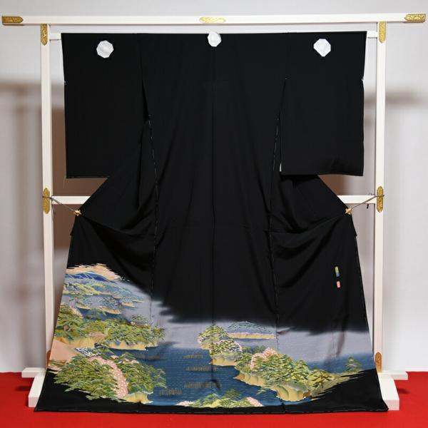 本加賀友禅 「山崎和洋」氏作 最高級黒留袖 松島景 フルオーダー国内