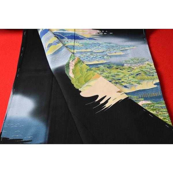 本加賀友禅 「山崎和洋」氏作 最高級黒留袖 松島景 フルオーダー国内