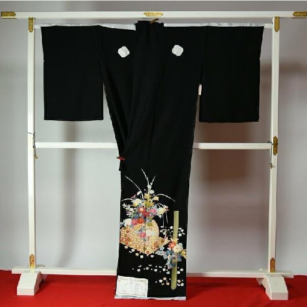 黒留袖 フルオーダー国内和裁士手縫いお仕立て付き 本加賀友禅 水野陽子 氏作 最高級黒留袖 花かご さわらび ほりだし堂 通販 Yahoo ショッピング