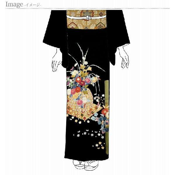 黒留袖 フルオーダー国内和裁士手縫いお仕立て付き 本加賀友禅 水野陽子 氏作 最高級黒留袖 花かご さわらび ほりだし堂 通販 Yahoo ショッピング