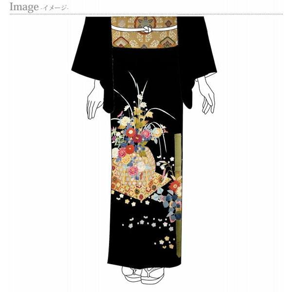黒留袖 フルオーダー国内和裁士手縫いお仕立て付き 本加賀友禅 黒留袖 フルオーダー国内和裁士手縫いお仕立て付き 本加賀友禅