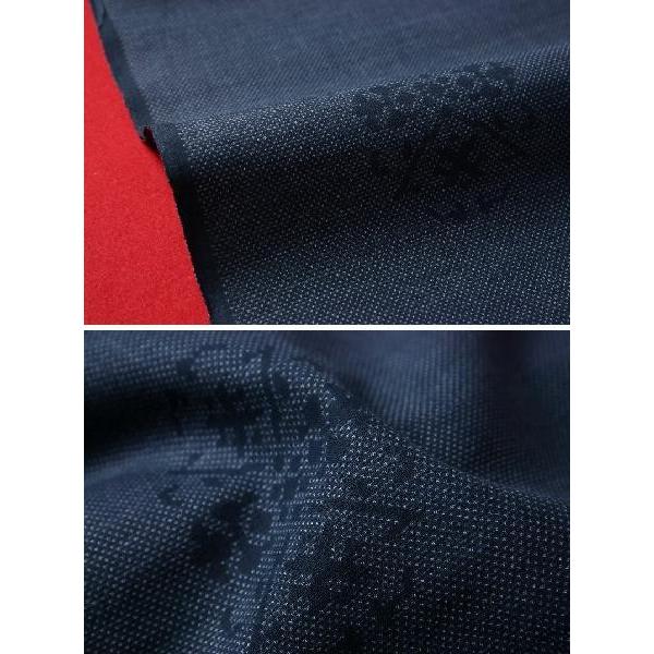 夏前後に あす楽反物販売/お仕立て承ります本さつま 蚊絣に変わり華文  