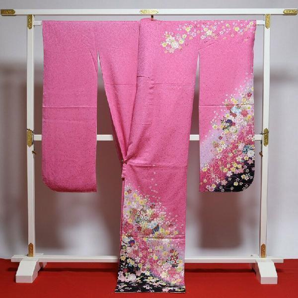 期間限定半額振袖 新品未使用品 お仕立て済み お仕立て上がり 正絹 
