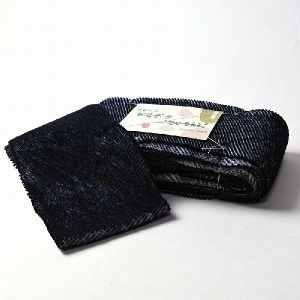 男物 有松鳴海絞り 絞り浴衣 三浦絞り 濃い紺色 反物販売 お 男物 有松鳴海絞り 絞り浴衣 三浦絞り 濃い紺色 反物販売 お