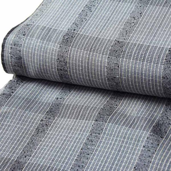 値下げ❗️【新品】本場縞大島 反物 染め大島紬 KOMON ism グレー