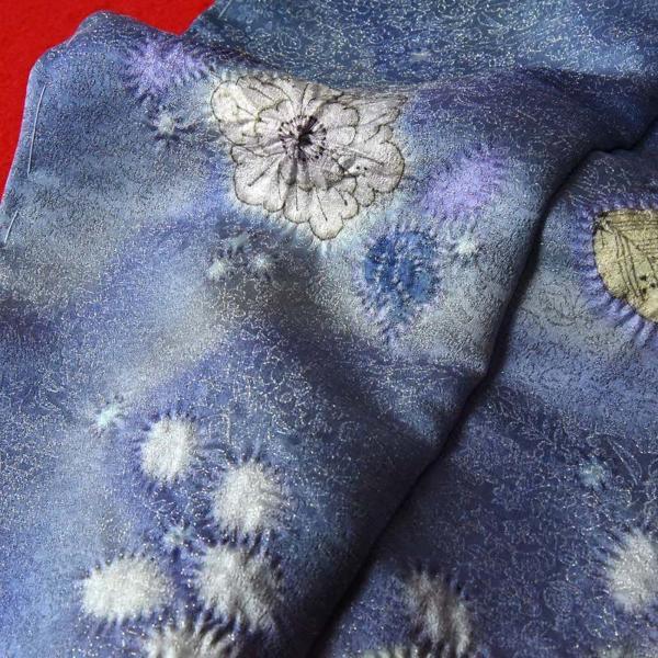 久保田一竹 国内手縫いお仕立て付き 一竹工房 一竹辻が花 訪問着 銀糸