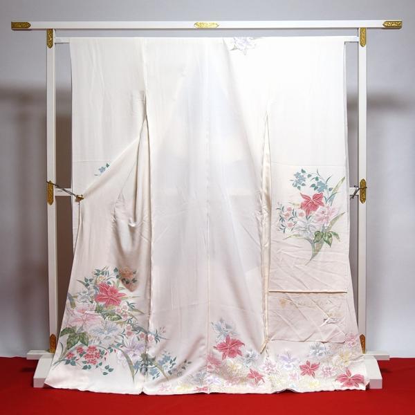 寿光織 最高峰縫取刺繍 訪問着／留袖／振袖 愛のつどい 生成り色