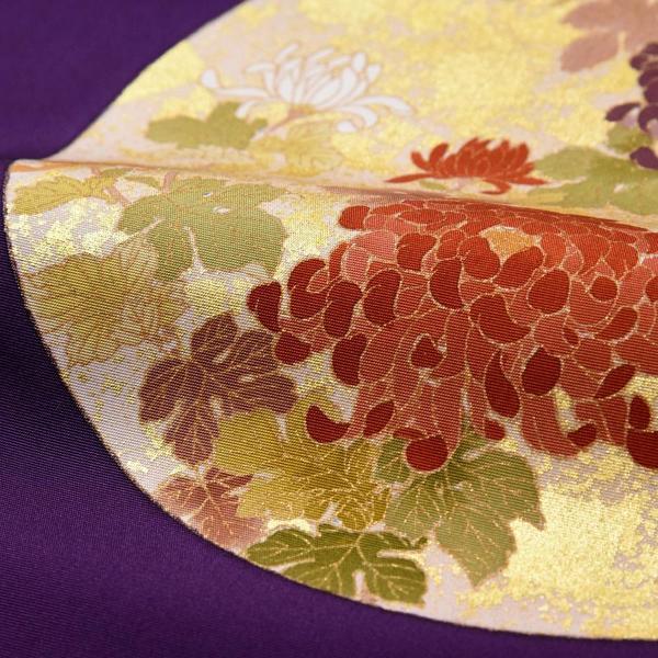 藤井寛　袋帯　昼夜柄　縮緬　正絹　金彩 藤井寛 袋帯 昼夜柄 縮緬 正絹 金彩 九寸名古屋帯 綿芯お仕立て付き