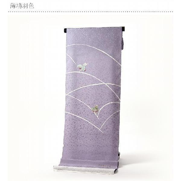 小紋 縫取り 南天紋様 紋意匠 深紫色 正絹 反物 小紋 縫取り 南天紋様 紋意匠 深紫色 正絹 反物 【公式通販】