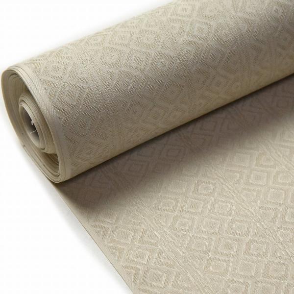 シースルーコート　紋紗　透かし織　菱縞文様　やわらかい黄緑色　手縫いお仕立て付き　ロングコート　長羽織　道行コート　道中着　着物裄７０.５ｃｍまでの画像
