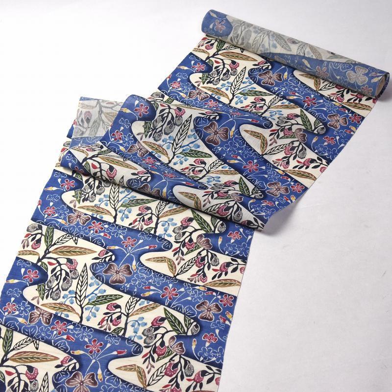 品質保証，高品質 希少 夏物 琉球紅型染 お仕立て付き 本場琉球びんが