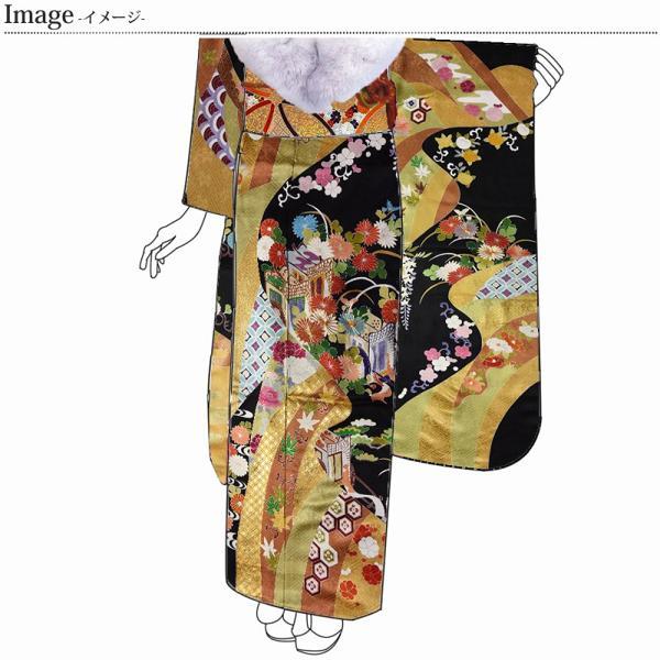 千總 誰が袖好み 梅垣織物 高島屋 振袖 フルセット 正絹 千總誰が袖