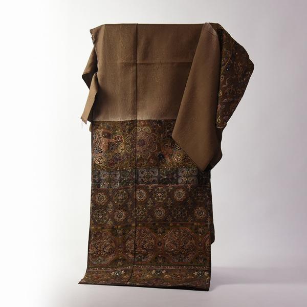 身長166] トールサイズ裄68 単衣汕頭訪問着新品未使用品