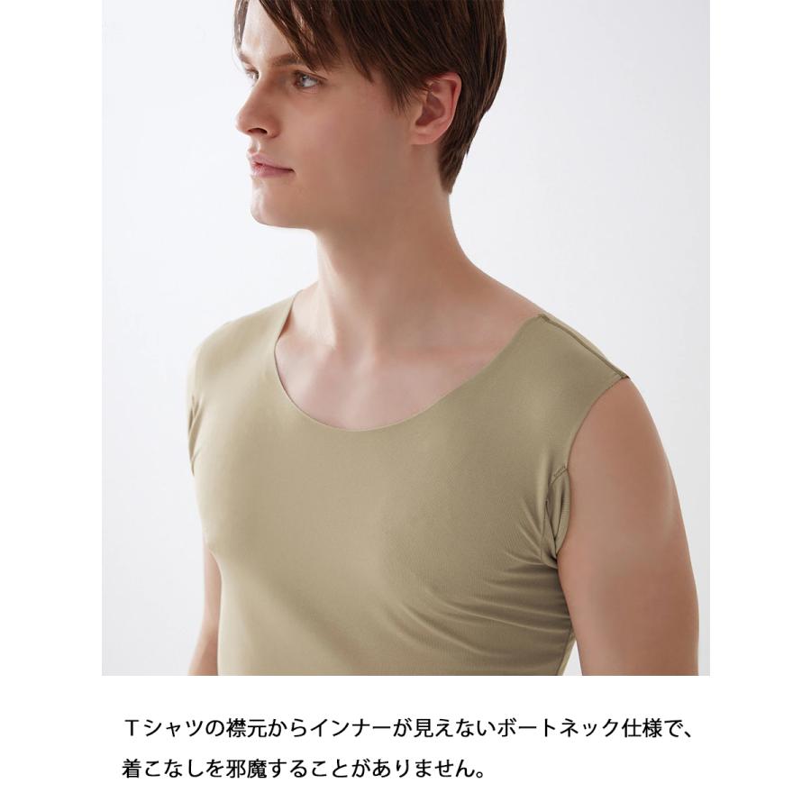 Gunze Body Wild Tシャツ用インナー 汗取りパッド付 ボートネック スリーブレス シャツ 日本製 メンズ グンゼ ボディワイルド ゆうパケット送料無料 01 Bw5902 01 Bw5902 さわやか家族 通販 Yahoo ショッピング