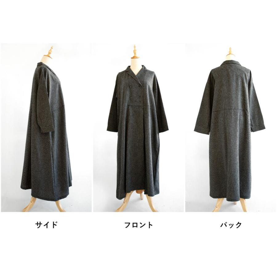 送料無料】 D*g*y ウールライク 千鳥柄 コート 春 秋 冬 送料無料】 D*g*y ウールライク 千鳥柄 コート 春 秋 冬