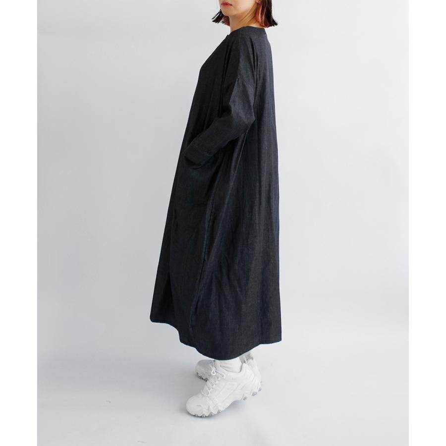 新品 タグ付き divka ディウカ ワイドシルエット コクーン ワンピース 送料無料】 D*g*y コットンデニム コクーン ワンピース 春 秋 冬