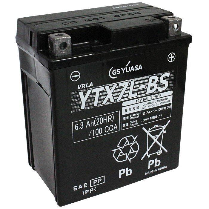 GS YUASA YTX7L-BS バイク バッテリー 充電 液注入済み GSユアサ (互換