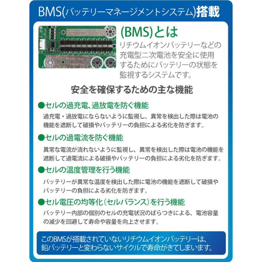 リチウムイオンバッテリー 12V200Ah 軽量 カー 多目的用バッテリー BMS バッテリーマネージメントシステム LiFePO4 直列 並列接続｜saya2000sea｜02