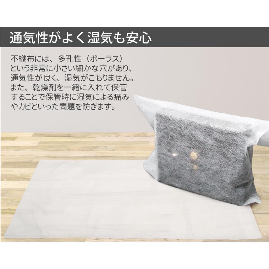 30ｘ47ｃｍ　不織布袋　500枚　薄手 不織布袋 優しく収納 保管 白無地 内袋 不織布インナーバッグ B4 [298
