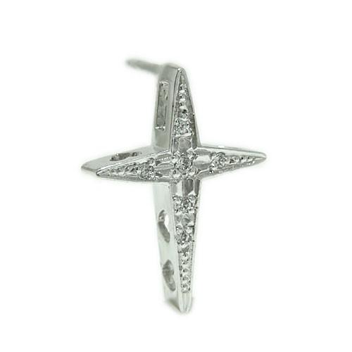 PT900プラチナ ラペルピン クロス 十字架 ダイヤモンド ハート ピンバッジ ピンブローチ ブローチ タックピン タイピン ミル打ち アンティーク 天然石