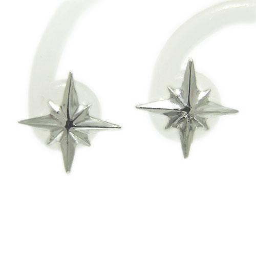 ピアス プラチナ プラチナピアス スタッド 地金 星 スター 星ピアス
