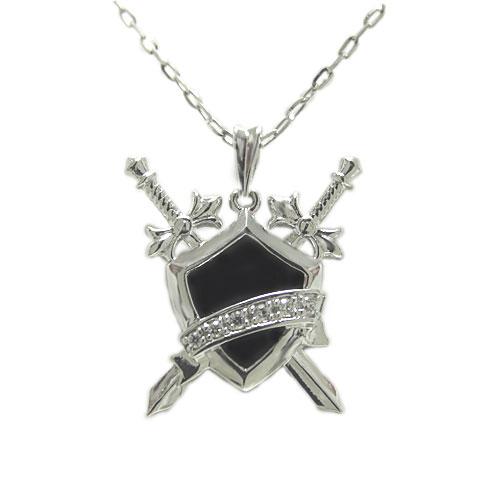 ペンダント PT900プラチナ プラチナペンダント ネックレス オニキス 