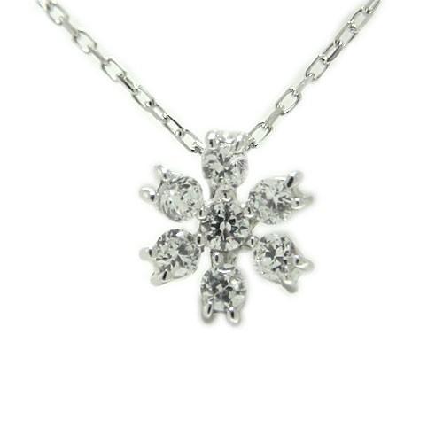 ペンダント プラチナ プラチナペンダント ネックレス 雪の結晶