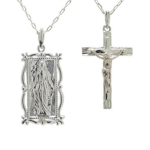 PT900プラチナ ペンダント ペアペンダント クロス 十字架 地金 イエス  