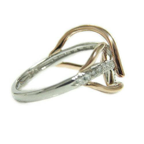 PT900プラチナ K18イエローゴールド ピンクゴールド リング 指輪  