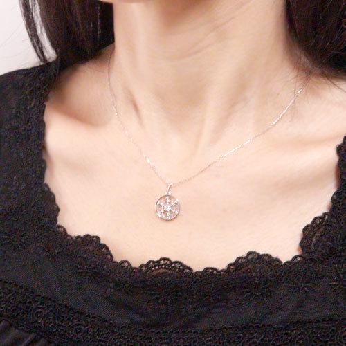 ４℃プラチナ 雪の結晶 ネックレス プラチナの雪の結晶ネックレス – ileava jewelry