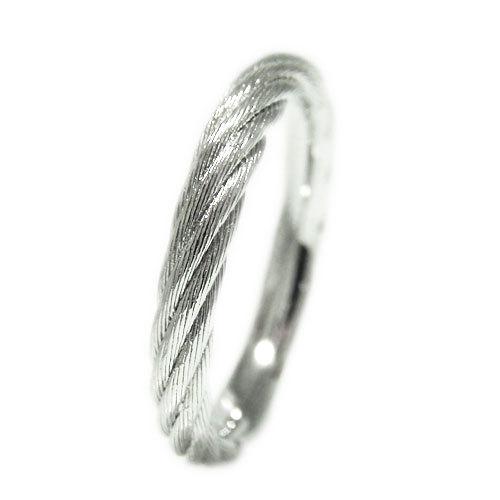 SV925シルバー リング 指輪 地金「総無垢」ツイスト ロープ 結婚指輪 マリッジ ブライダル「文字入れ無料」ピンキー 重ね付け プレゼント 贈り物