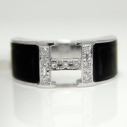 PT900プラチナ リング 指輪 プラチナリング オニキス ダイヤモンド  