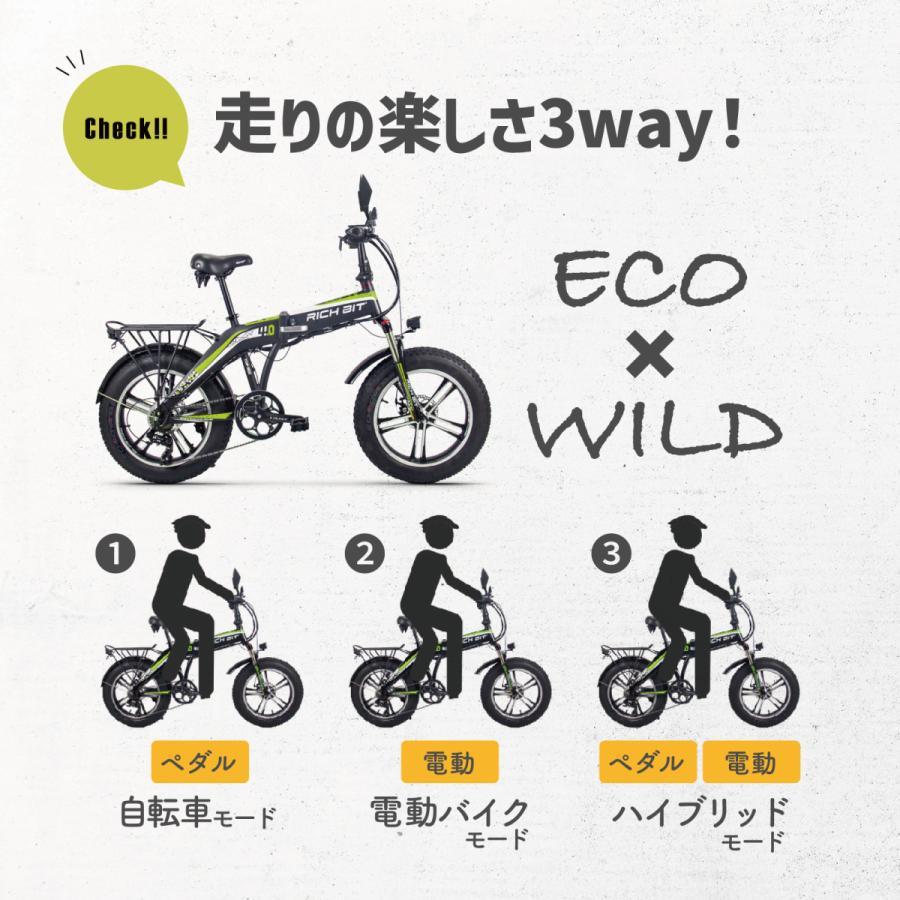 RICH BIT 電動バイク ペダル付き TOP016 原付 50ccクラス 公道可 電動 