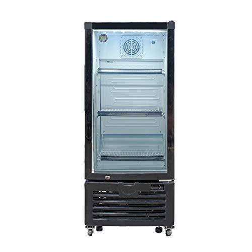 業務用(ジェーシーエム)RIT　タテ型冷蔵ショーケース　RITS-142　142リットル　幅502×奥行521×高さ1255mm